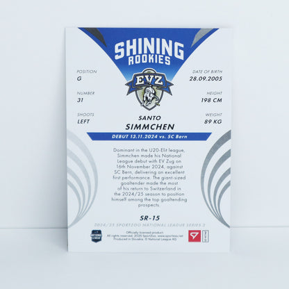 SR-15 - EVZ - SANTO SIMMCHEN - SHINING ROOKIES COPPER - 11/69