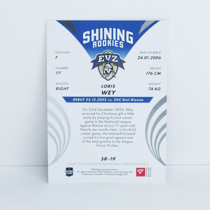 SR-19 - EVZ - LORIS WEY - SHINING ROOKIES COPPER - 54/69
