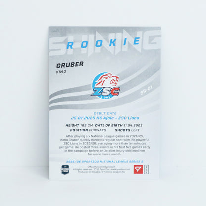 SR-01 - ZSC - KIMO GRUBER - SHINING ROOKIES GOLD - 52/69