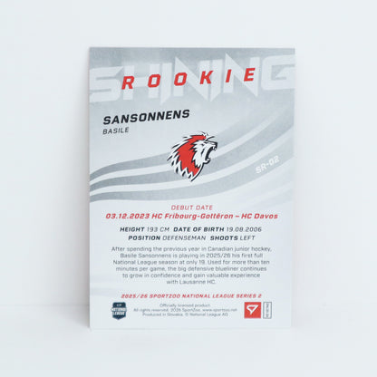 SR-02 - LHC - BASILE SANSONNENS - SHINING ROOKIES GOLD - 46/69