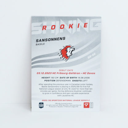 SR-02 - LHC - BASILE SANSONNENS - SHINING ROOKIES BASE