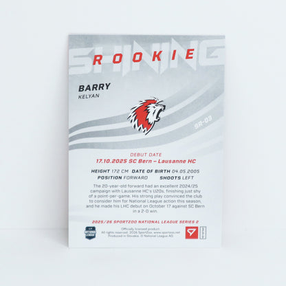 SR-03 - LHC - KELYAN BARRY - SHINING ROOKIES BASE