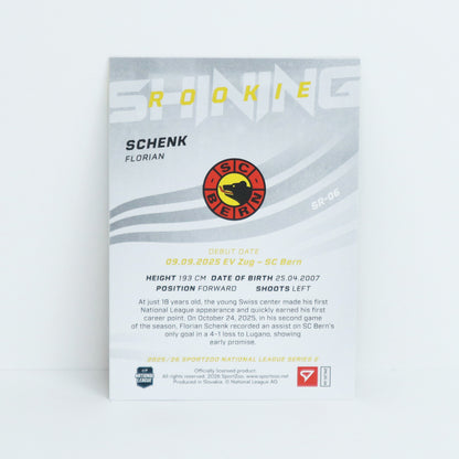 SR-06 - SCB - FLORIAN SCHENK - SHINING ROOKIES BASE