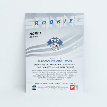 SR-07 - EVZ - DORIAN MORET - SHINING ROOKIES GOLD - 04/69