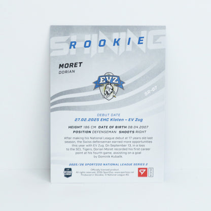 SR-07 - EVZ - DORIAN MORET - SHINING ROOKIES GOLD - 15/69