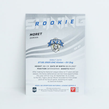 SR-07 - EVZ - DORIAN MORET - SHINING ROOKIES GOLD - 62/69