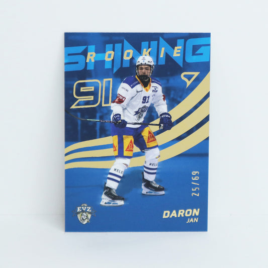 SR-08 - EVZ - JAN DARON - SHINING ROOKIES GOLD - 25/69