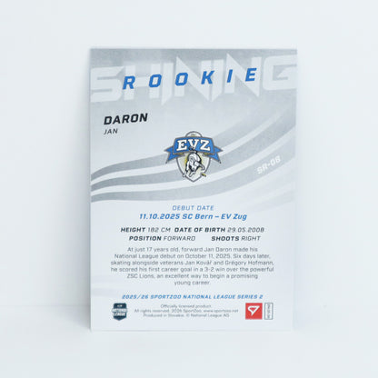 SR-08 - EVZ - JAN DARON - SHINING ROOKIES BASE