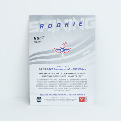 SR-09 - EHCK - EWAN HUET - SHINING ROOKIES GOLD - 17/69