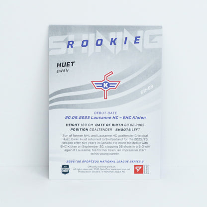 SR-09 - EHCK - EWAN HUET - SHINING ROOKIES GOLD - 57/69
