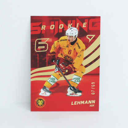 SR-11 - SCL - NIK LEHMANN - SHINING ROOKIES GOLD - 07/69