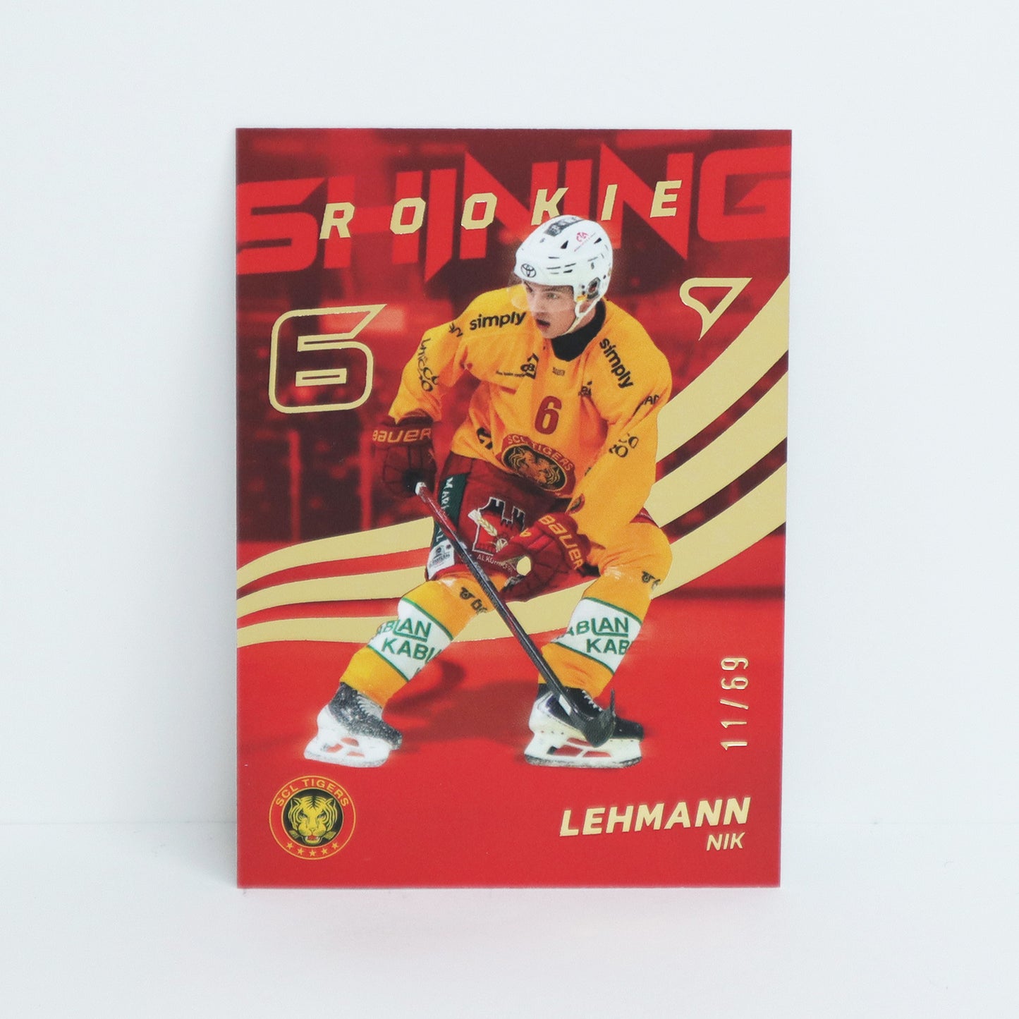 SR-11 - SCL - NIK LEHMANN - SHINING ROOKIES GOLD - 11/69