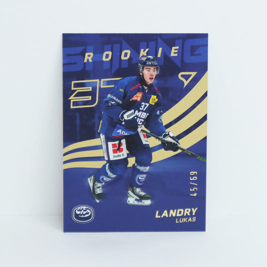 SR-14 - HCAP - LUKAS LANDRY - SHINING ROOKIES GOLD - 45/69