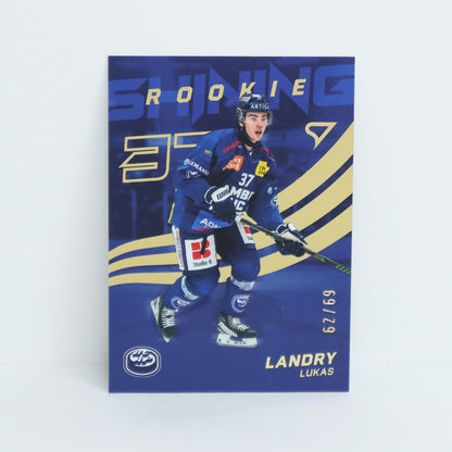SR-14 - HCAP - LUKAS LANDRY - SHINING ROOKIES GOLD - 62/69
