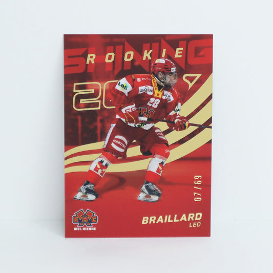 SR-16 - EHCB - LEO BRAILLARD - SHINING ROOKIES GOLD - 07/69