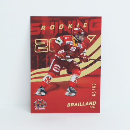 SR-16 - EHCB - LEO BRAILLARD - SHINING ROOKIES GOLD - 65/69