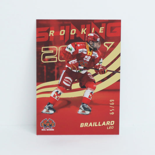 SR-16 - EHCB - LEO BRAILLARD - SHINING ROOKIES GOLD - 65/69