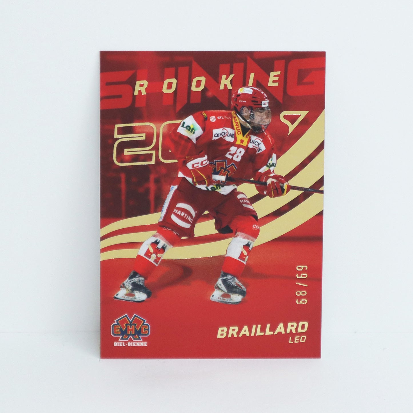SR-16 - EHCB - LEO BRAILLARD - SHINING ROOKIES GOLD - 68/69
