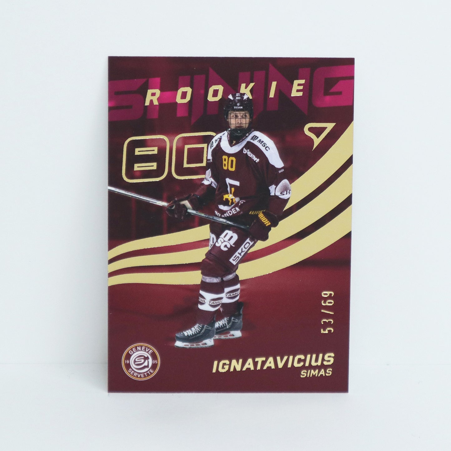 SR-17 - GSHC - SIMAS IGNATAVICIUS - SHINING ROOKIES GOLD - 53/69