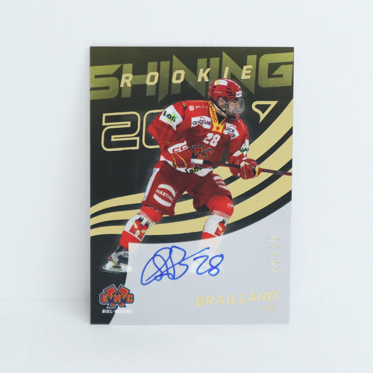 SRS-BR - EHCB - LEO BRAILLARD - SHINING ROOKIES GOLD AUTO - 20/39