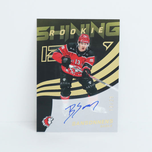 SRS-BS - LHC - BASILE SANSONNENS - SHINING ROOKIES GOLD AUTO - 10/39