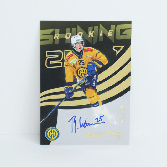 SRS-BW - HCD - BENI WAIDACHER - SHINING ROOKIES GOLD AUTO - 09/39
