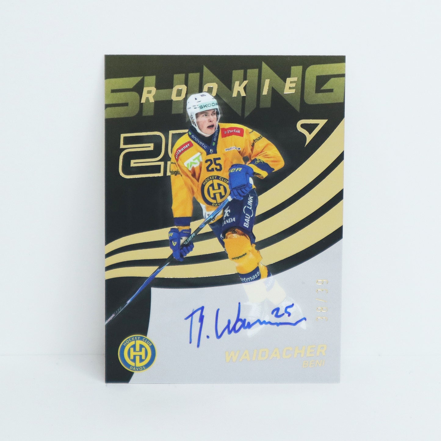 SRS-BW - HCD - BENI WAIDACHER - SHINING ROOKIES GOLD AUTO - 38/39