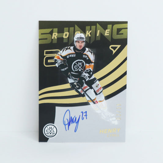 SRS-CH - HCL - CYRILL HENRY - SHINING ROOKIES GOLD AUTO - 02/39