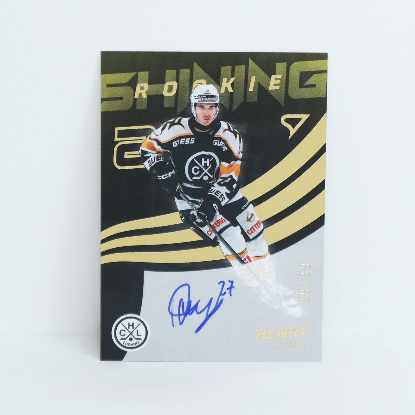 SRS-CH - HCL - CYRILL HENRY - SHINING ROOKIES GOLD AUTO - 39/39