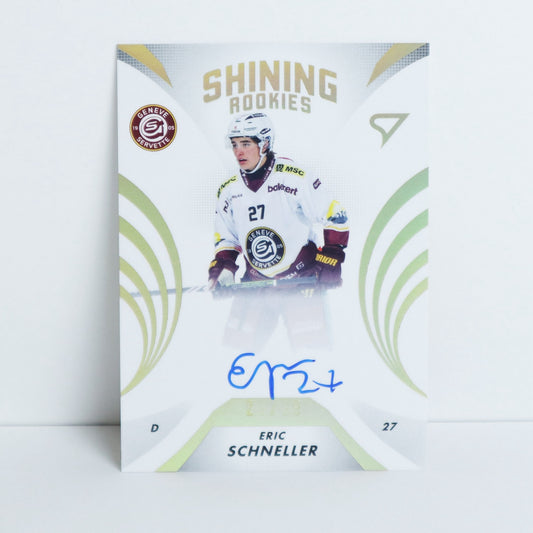 SRS-ES - GSHC - ERIC SCHNELLER - SHINING ROOKIES GOLD AUTO - 29/39