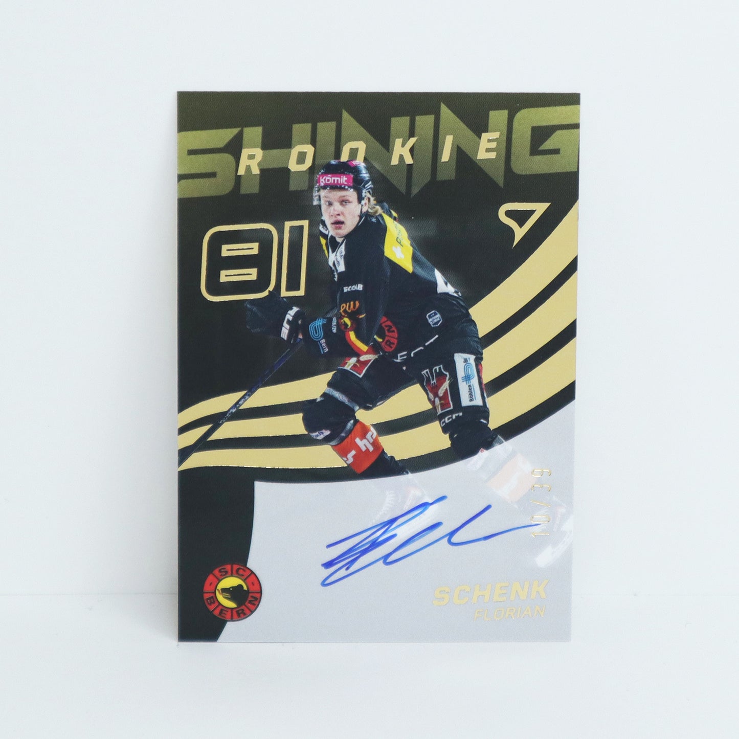 SRS-FS - SCB - FLORIAN SCHENK - SHINING ROOKIES GOLD AUTO - 10/39