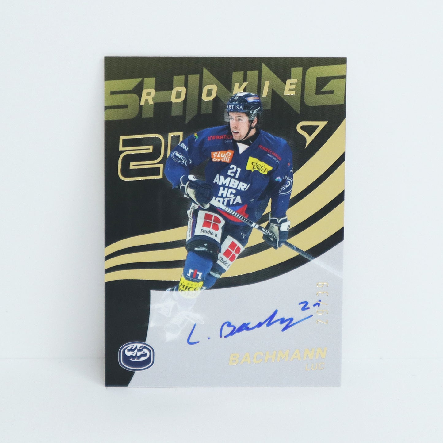 SRS-LB - HCAP - LUC BACHMANN - SHINING ROOKIES GOLD AUTO - 29/39