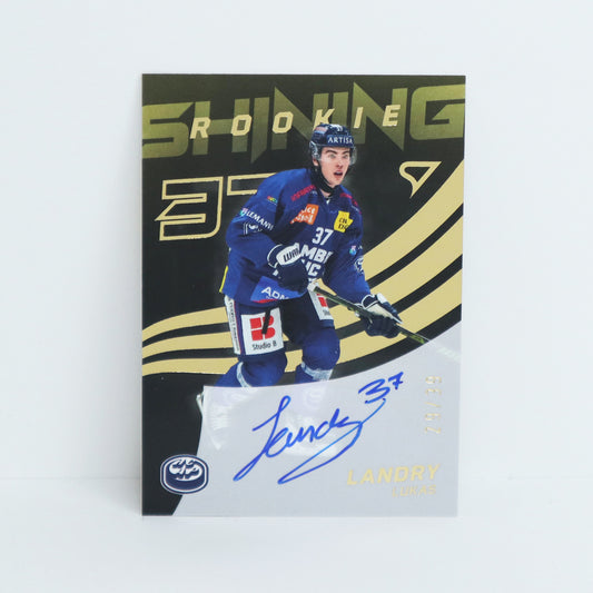 SRS-LL - HCAP - LUKAS LANDRY - SHINING ROOKIES GOLD AUTO - 29/39