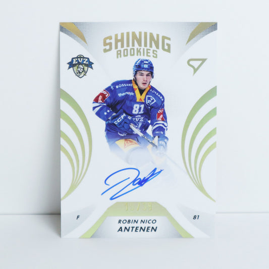 SRS-RA - EVZ - ROBIN NICO ANTENEN - SHINING ROOKIES GOLD AUTO - 19/39