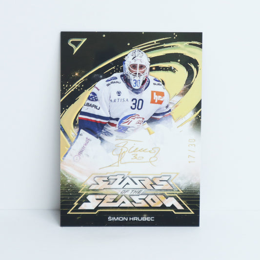 SS-01 - ZSC - SIMON HRUBEC - STARS OF THE SEASON GOLD - 17/30