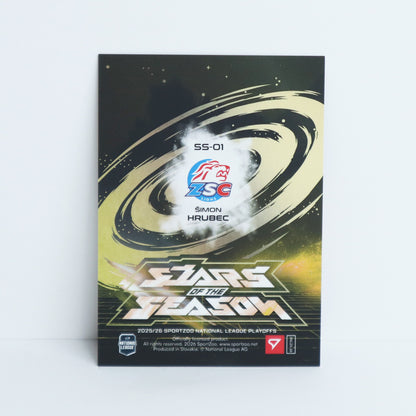 SS-01 - ZSC - SIMON HRUBEC - STARS OF THE SEASON GOLD - 17/30
