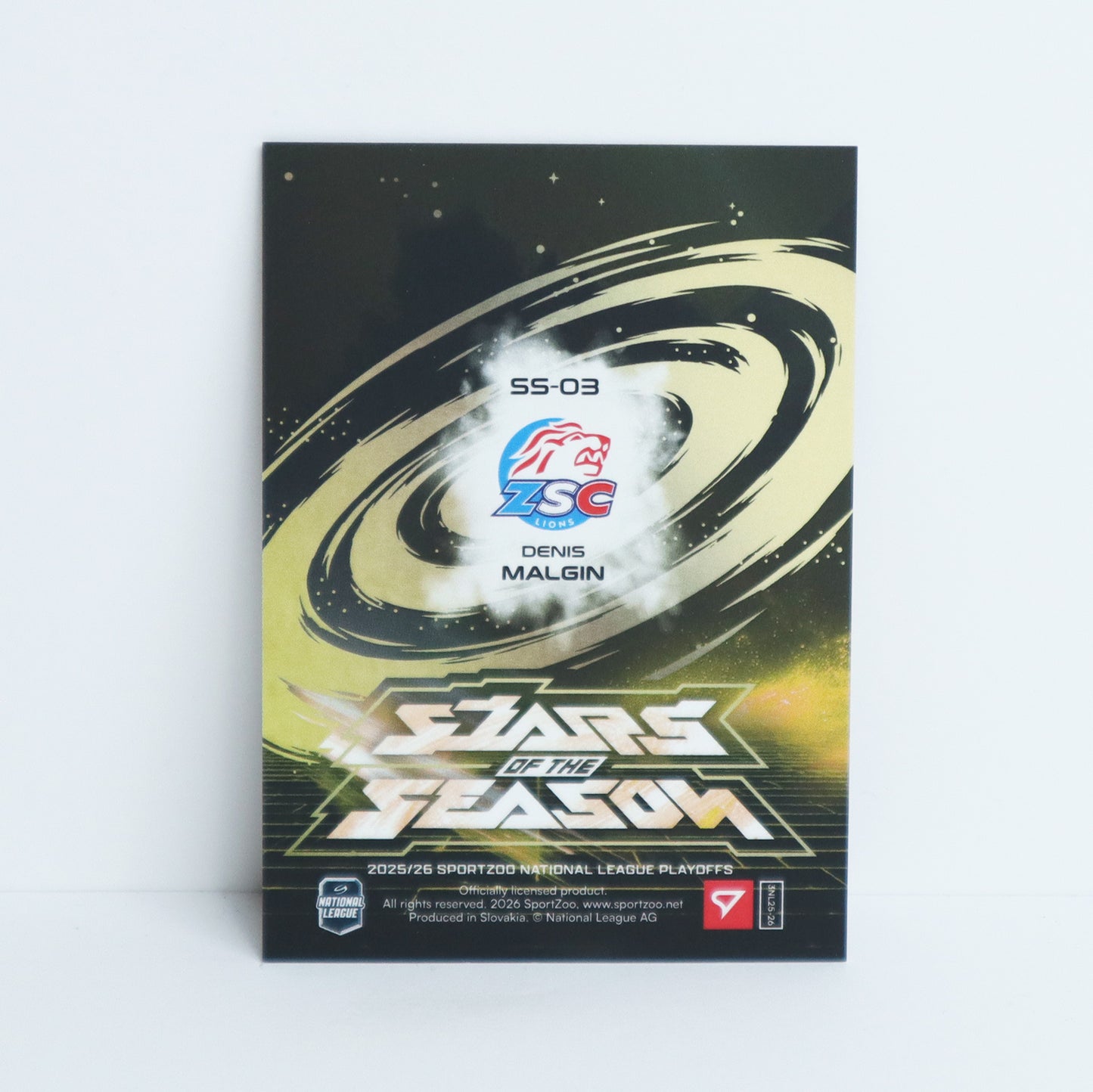 SS-03 - ZSC - DENIS MALGIN - STARS OF THE SEASON GOLD - 12/30