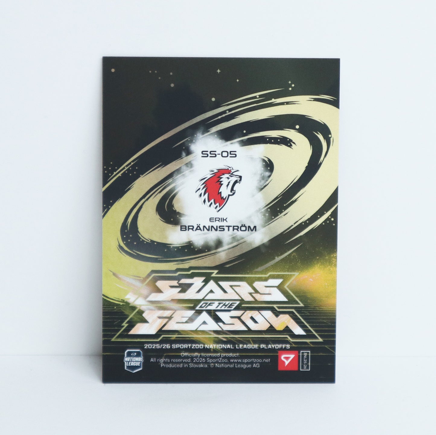 SS-05 - LHC - ERIK BRANNSTROM - STARS OF THE SEASON GOLD - 23/30