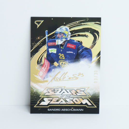 SS-07 - HCD - SANDRO AESCHLIMANN - STARS OF THE SEASON GOLD - 03/30