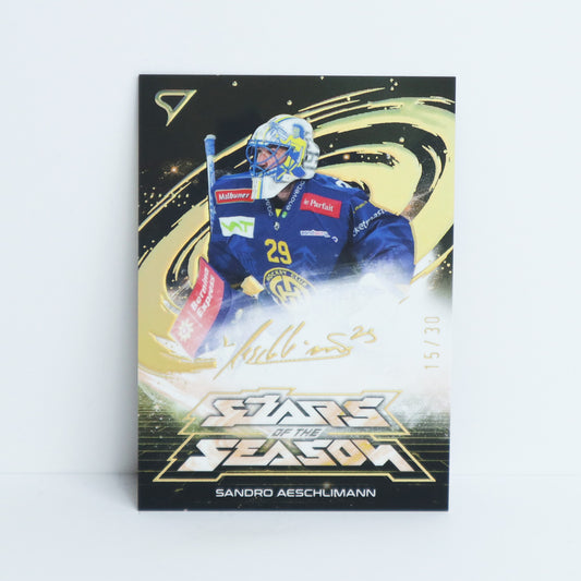 SS-07 - HCD - SANDRO AESCHLIMANN - STARS OF THE SEASON GOLD - 15/30