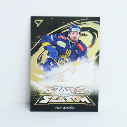 SS-09 - HCD - FILIP ZADINA - STARS OF THE SEASON GOLD - 14/30