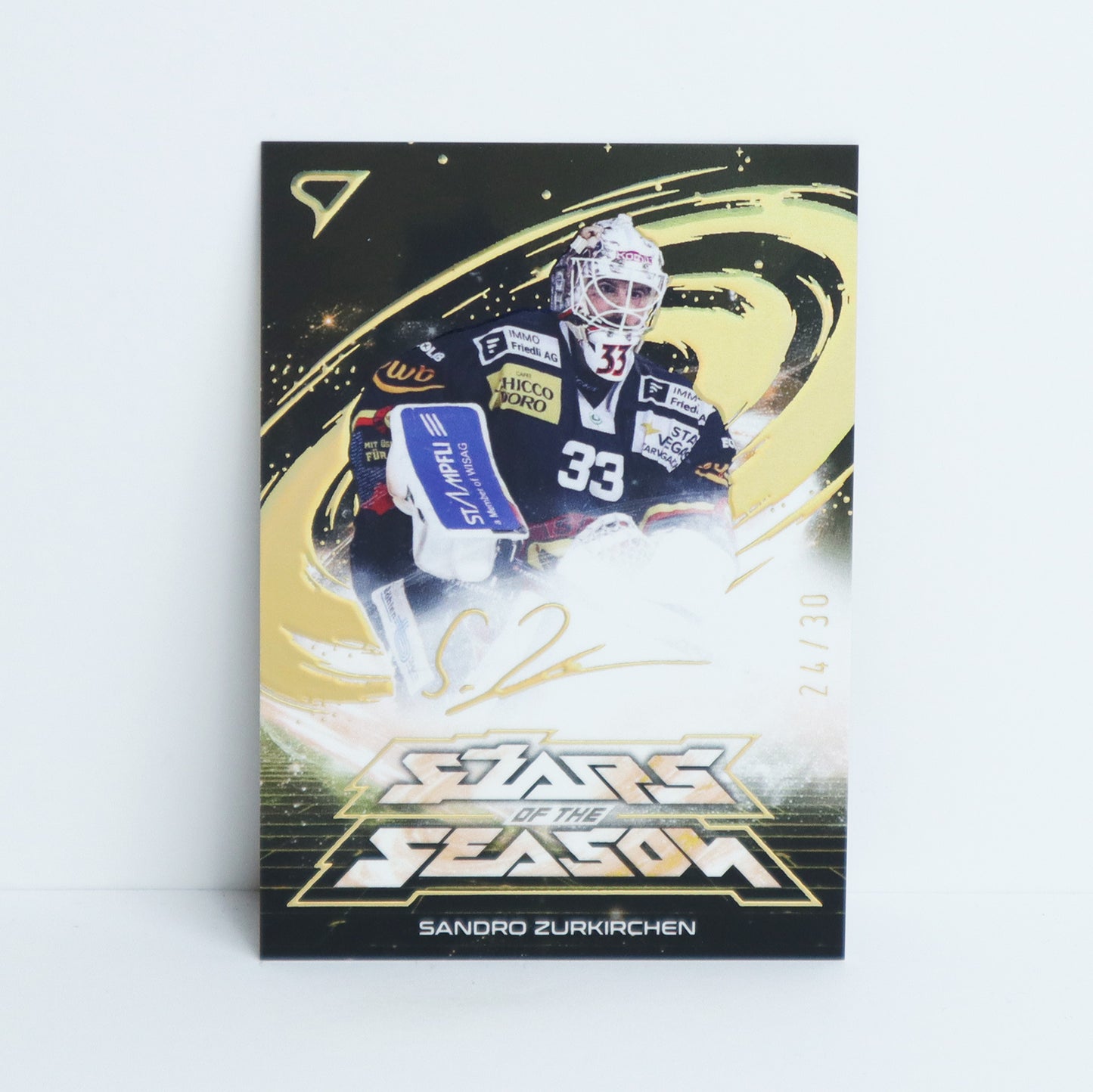 SS-13 - SCB - SANDRO ZURKIRCHEN - STARS OF THE SEASON GOLD - 24/30