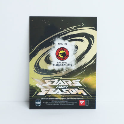 SS-13 - SCB - SANDRO ZURKIRCHEN - STARS OF THE SEASON GOLD - 24/30