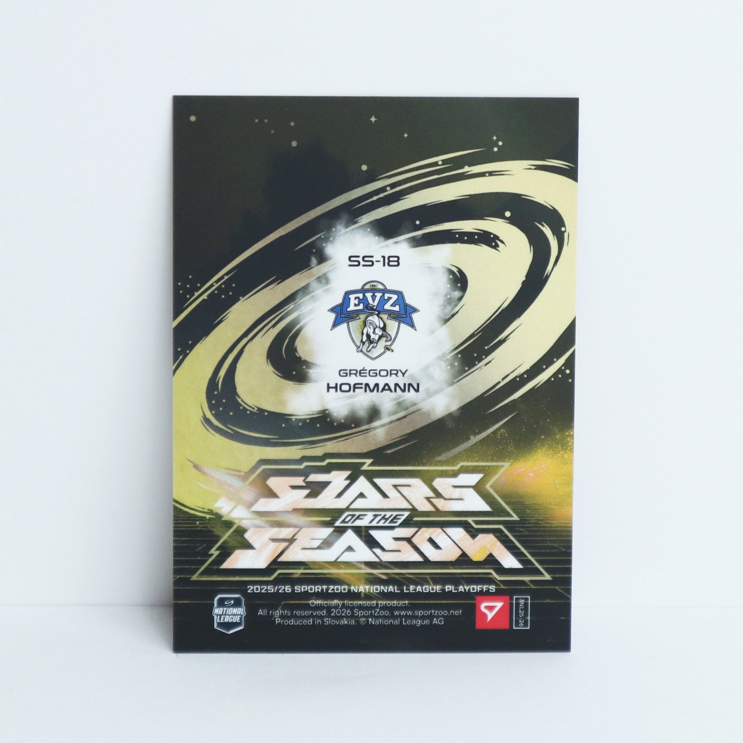 SS-18 - EVZ - GREGORY HOFMANN - STARS OF THE SEASON GOLD - 21/30
