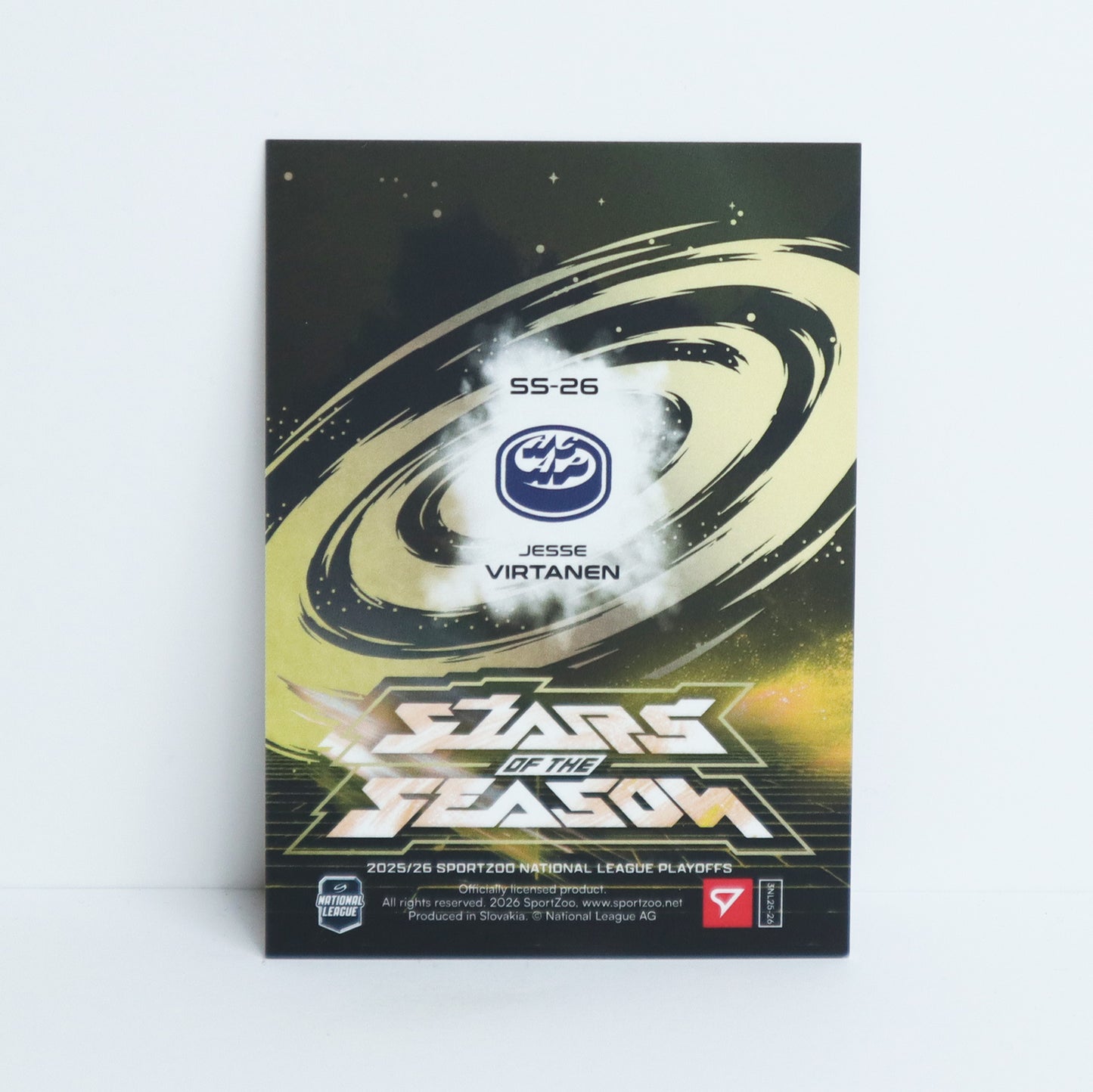 SS-26 - HCAP - JESSE VIRTANEN - STARS OF THE SEASON GOLD - 06/30