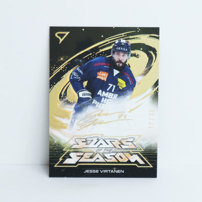 SS-26 - HCAP - JESSE VIRTANEN - STARS OF THE SEASON GOLD - 17/30