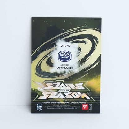 SS-26 - HCAP - JESSE VIRTANEN - STARS OF THE SEASON GOLD - 17/30