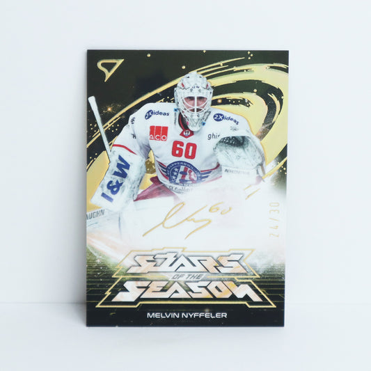 SS-28 - SCRJ - MELVIN NYFFELER - STARS OF THE SEASON GOLD - 24/30
