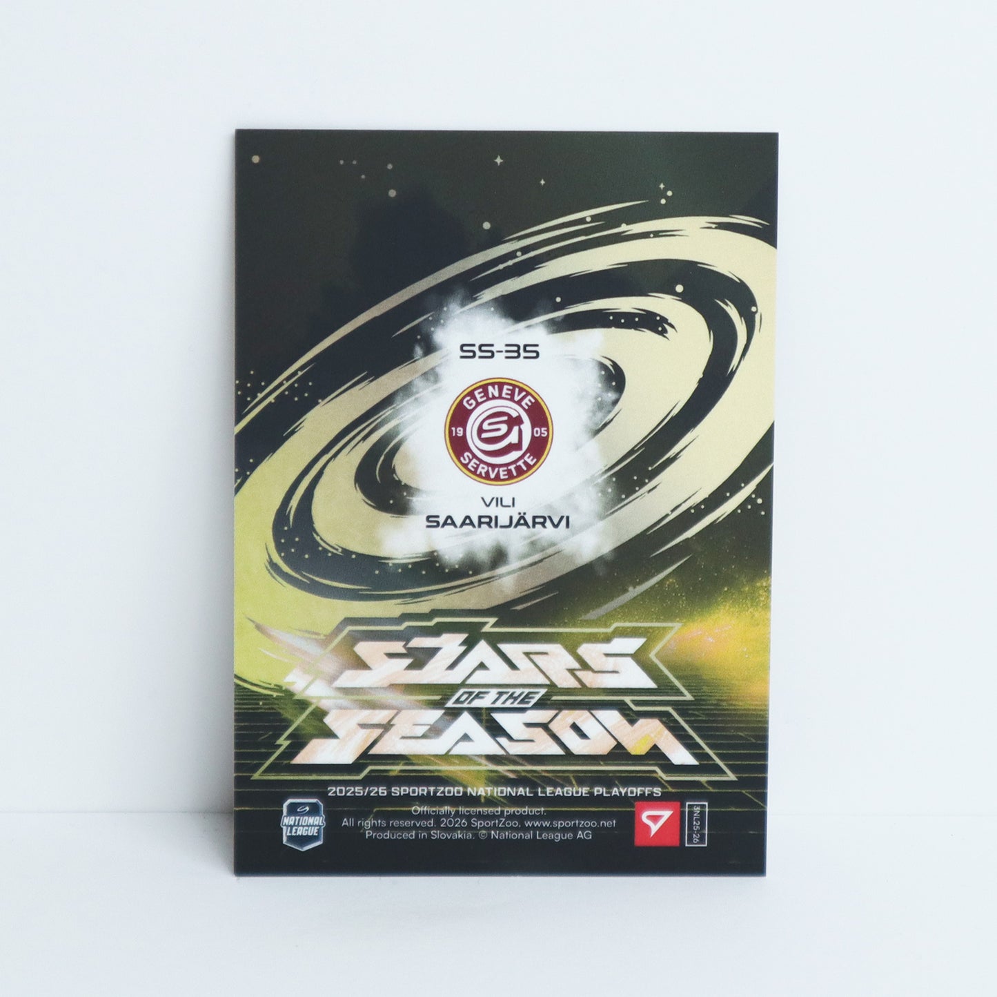 SS-35 - GSHC - VILI SAARIJARVI - STARS OF THE SEASON GOLD - 23/30