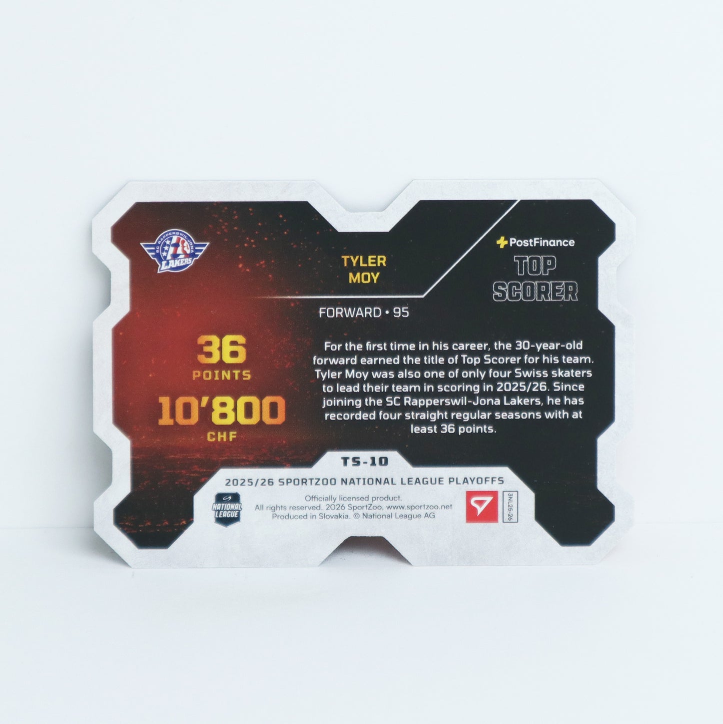 TS-10 - SCRJ - TYLER MOY - TOPSCORER RED - 22/50